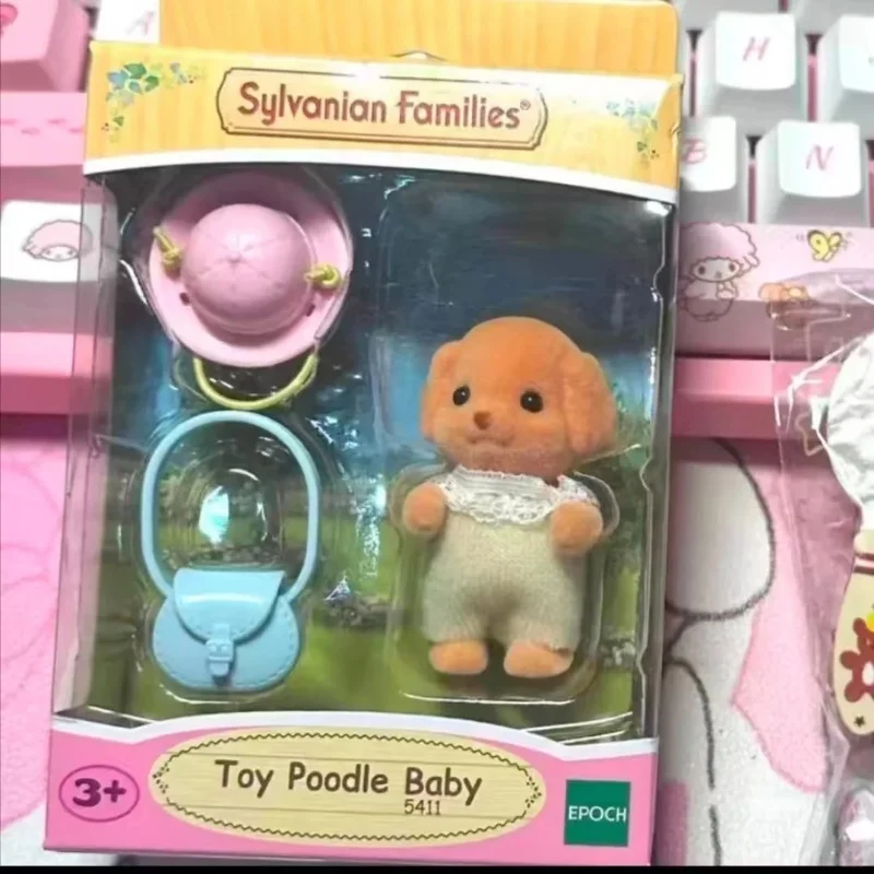 

Kawaii 5 см японская версия, оригинальная игрушка Sylvanian Families, школьный набор, кукла, игрушка, пудель, детская коробка, упакованный детский рождественский подарок