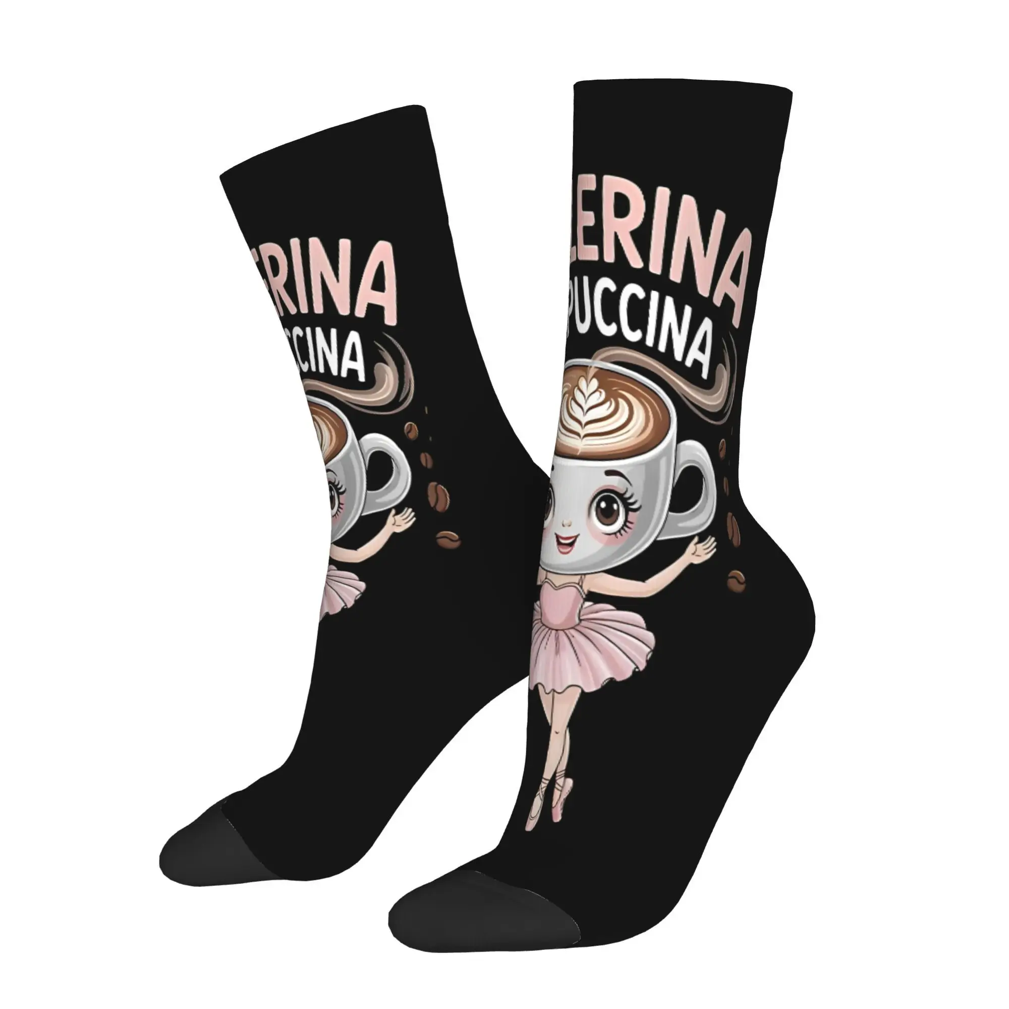 

Ballerina Cappuccina Italian Brainrot Unisex Winter Socks Running Happy Socks Street Style Crazy Sock