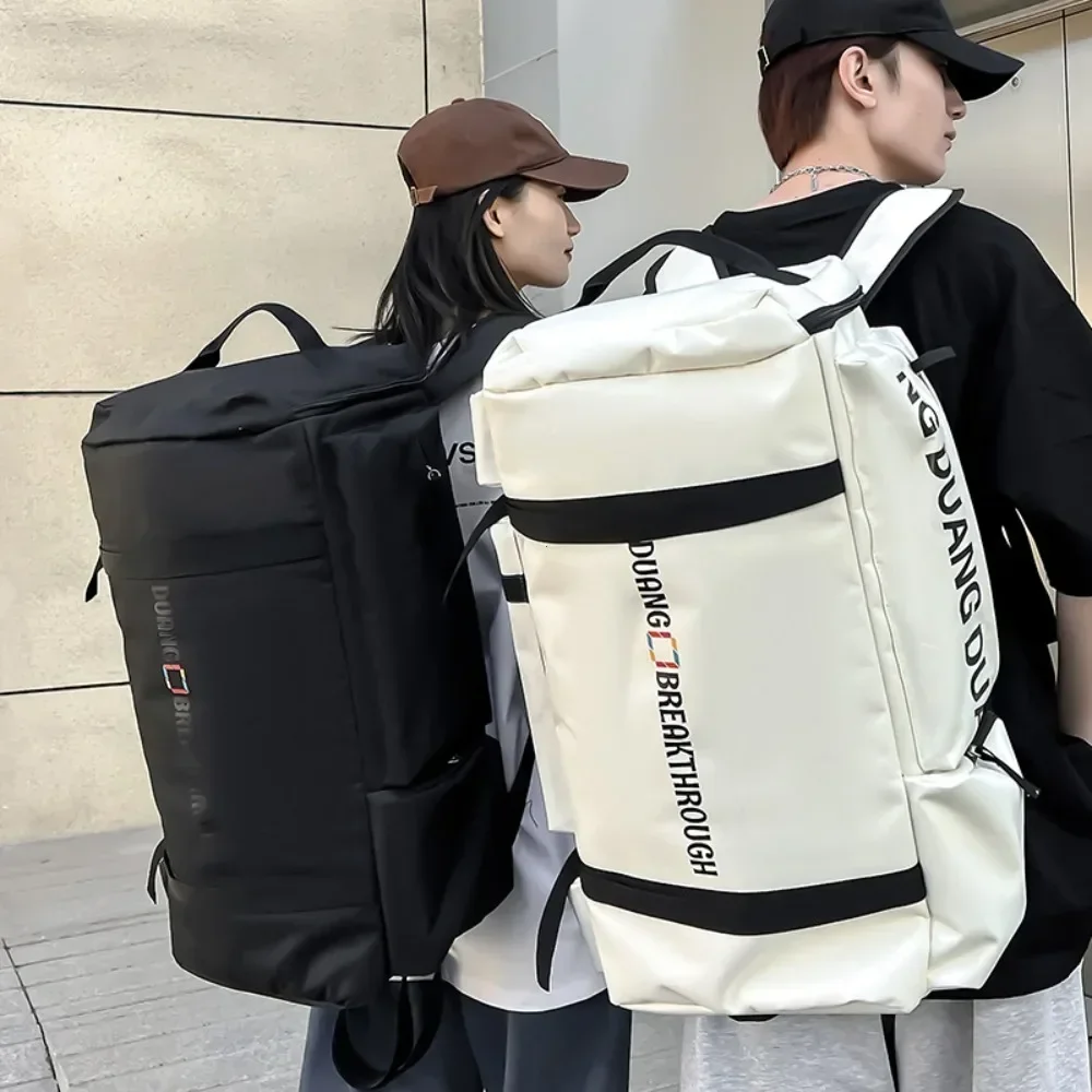 Fashion Brand Travel Bag Ins New Large Capaci Casual Fitness Backpack Versatile Backpack Neutral Shoulder Messenger Bag Сумка