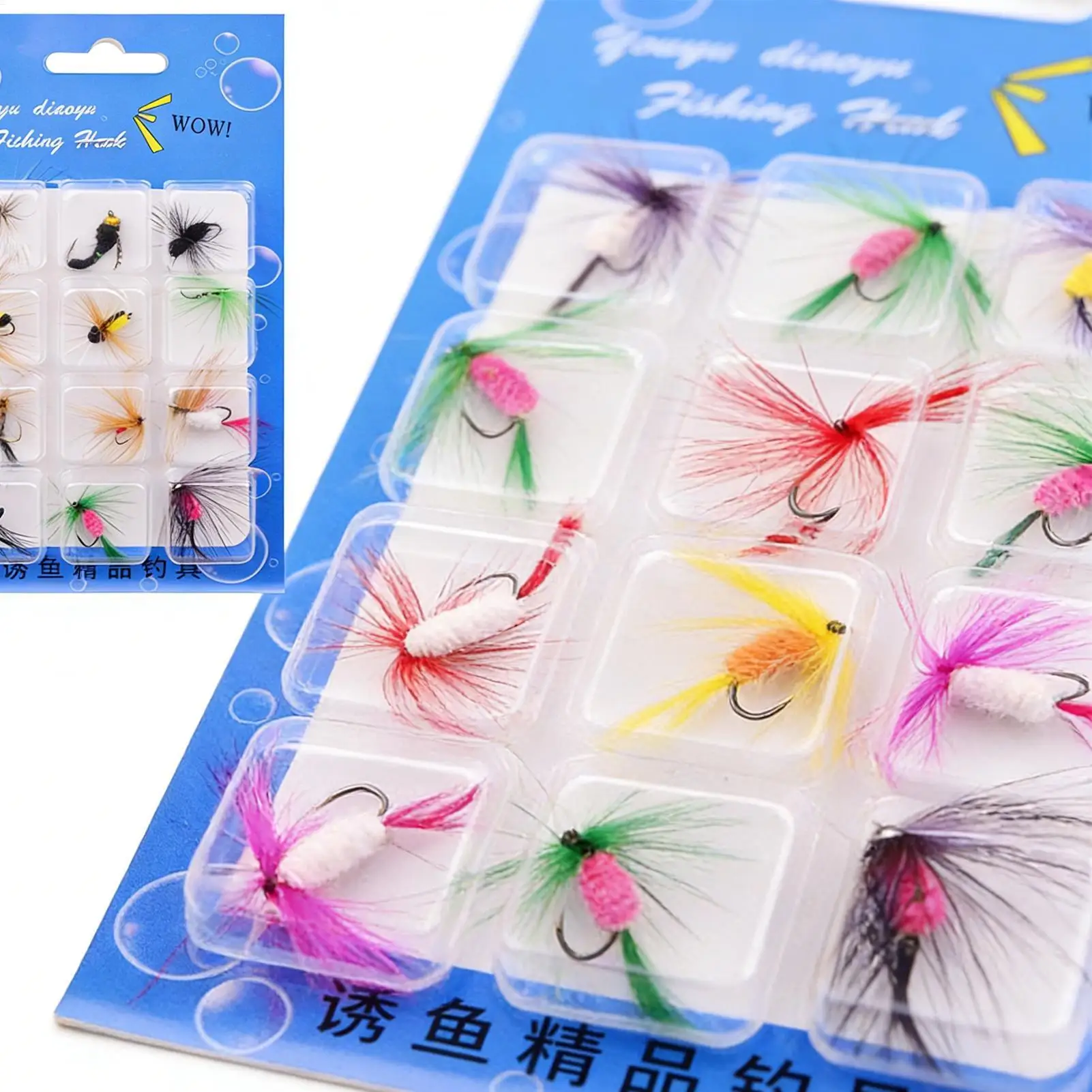 

Приманки для рыбалки нахлыстом, 48 шт., аксессуары для рыбалки, крючки для приманки для пресноводной рыбалки для рыболов, рыбаков, мужчин, отцов, мужей