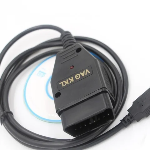 FT232RL Vag 409 VAG KKL USB Vag 409.1 Black Car Diagnostics Cable OBD2 Diagnostic Interface