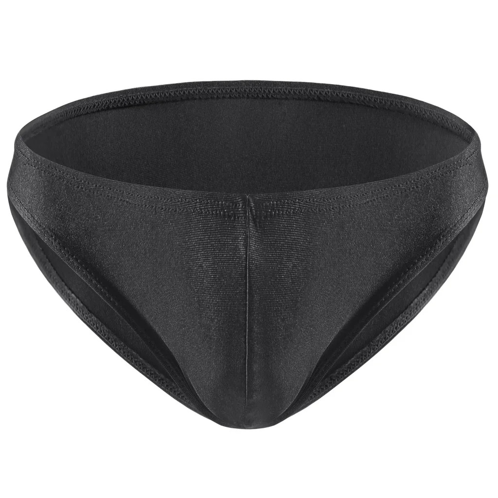 

Men's Sexy Underwear Gay Low Waist U Convex Pouch Brief Solid Color Quick Dry Elastic Comfortable Breathable Underpant Free Size