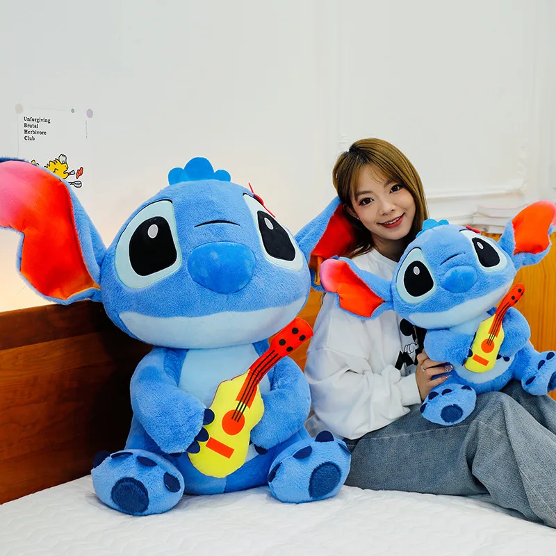 Big Size Lilo & Stitch Doll Scrump Cartoon Roze Engel Knuffel Leuke Anime Soft Gevulde Kawaii Kinderverjaardagscadeau