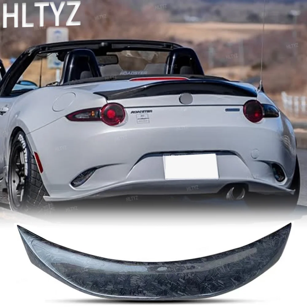 For 2016-2023 Mazda MX5 Miata ND RF rear trunk lid LMS style spoiler high-quality carbon fiber/FRP material rear wing car kit