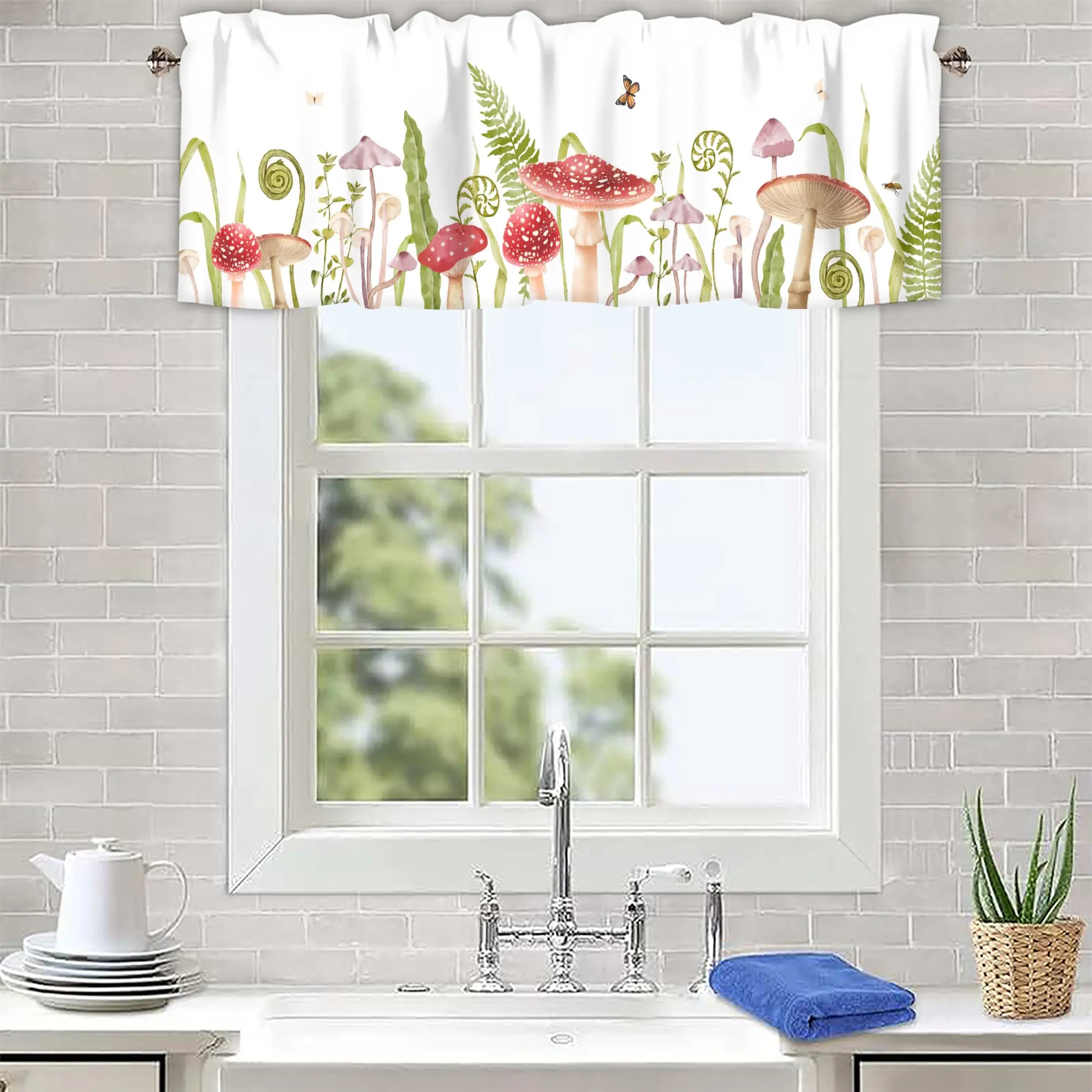 Short Curtains Rod … - image