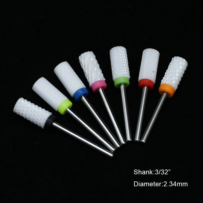 ネイルドリルビットフライスカッターセラミックミルマニキュアマシンマニキュアカッターペディキュア電気爪やすりネイルアートツール