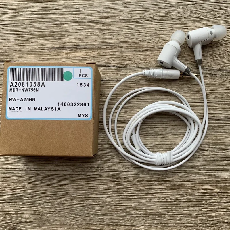 For Sony MDR-NW750N White Wired Noise Cancelling Headphones New In Box Unopened Stereo Bass Headset With Mic