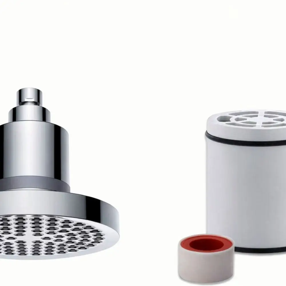 High Performance Shower Water Filter Element Purifier For Hard Water Softening Bathroom Rainfall Spray Head