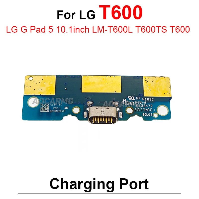 For LG G Pad 5 LM-T600L T600 T600TS 10.1inch Charging Port Charger Dock Replacement Repair Part