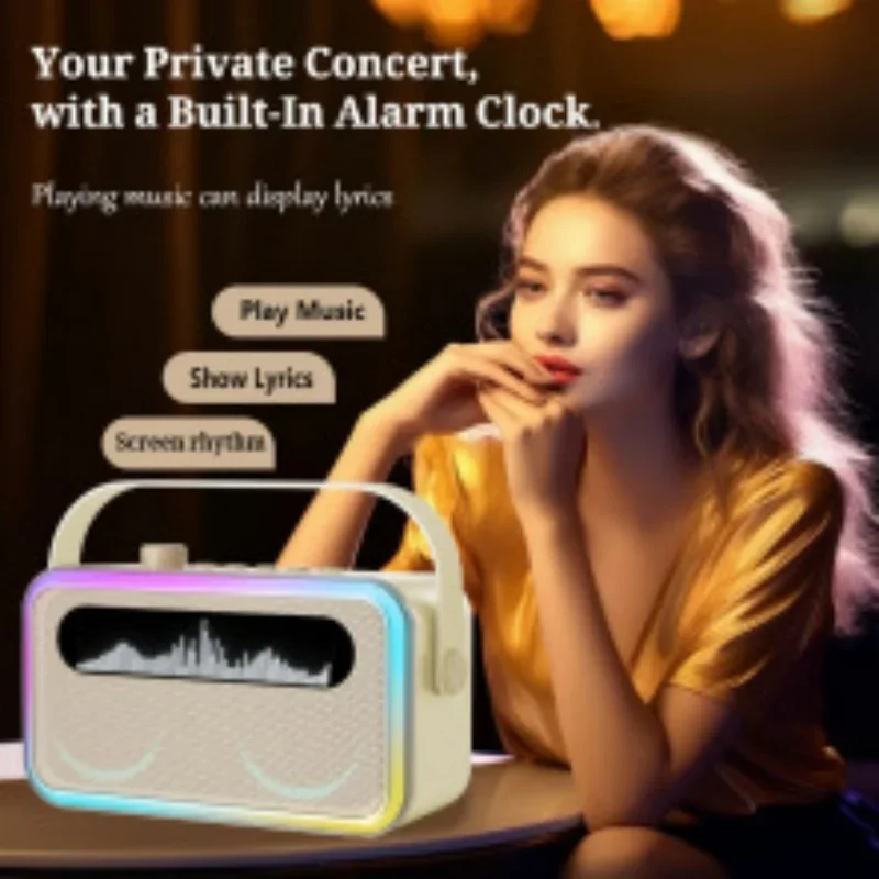 تعرض كلمات U8 AI الذكية الجديدة مكبر صوت بلوتوث مزدوج الميكروفون يدعم إضاءة إدخال البطاقة والمواقد الصوتي #5