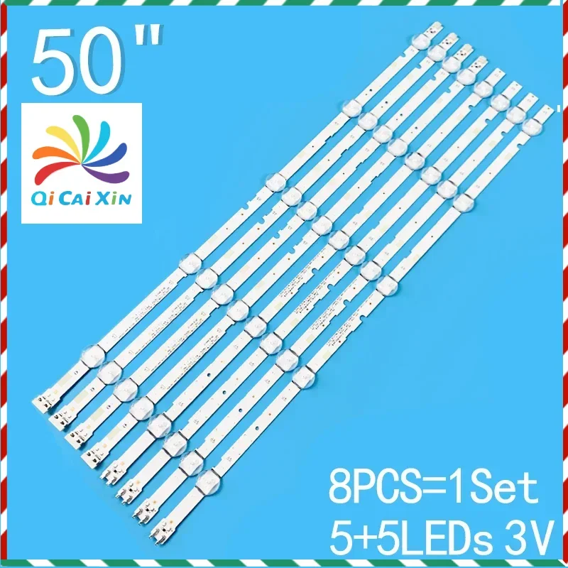 

New 8PCS/lot For Samsung 50" TV UN50J5200 UN50J5000AF UN50J5000 UN50J5300 UN50J5200AF BN96-37774A 2015 SVS50 FHD FCOM R5 L5