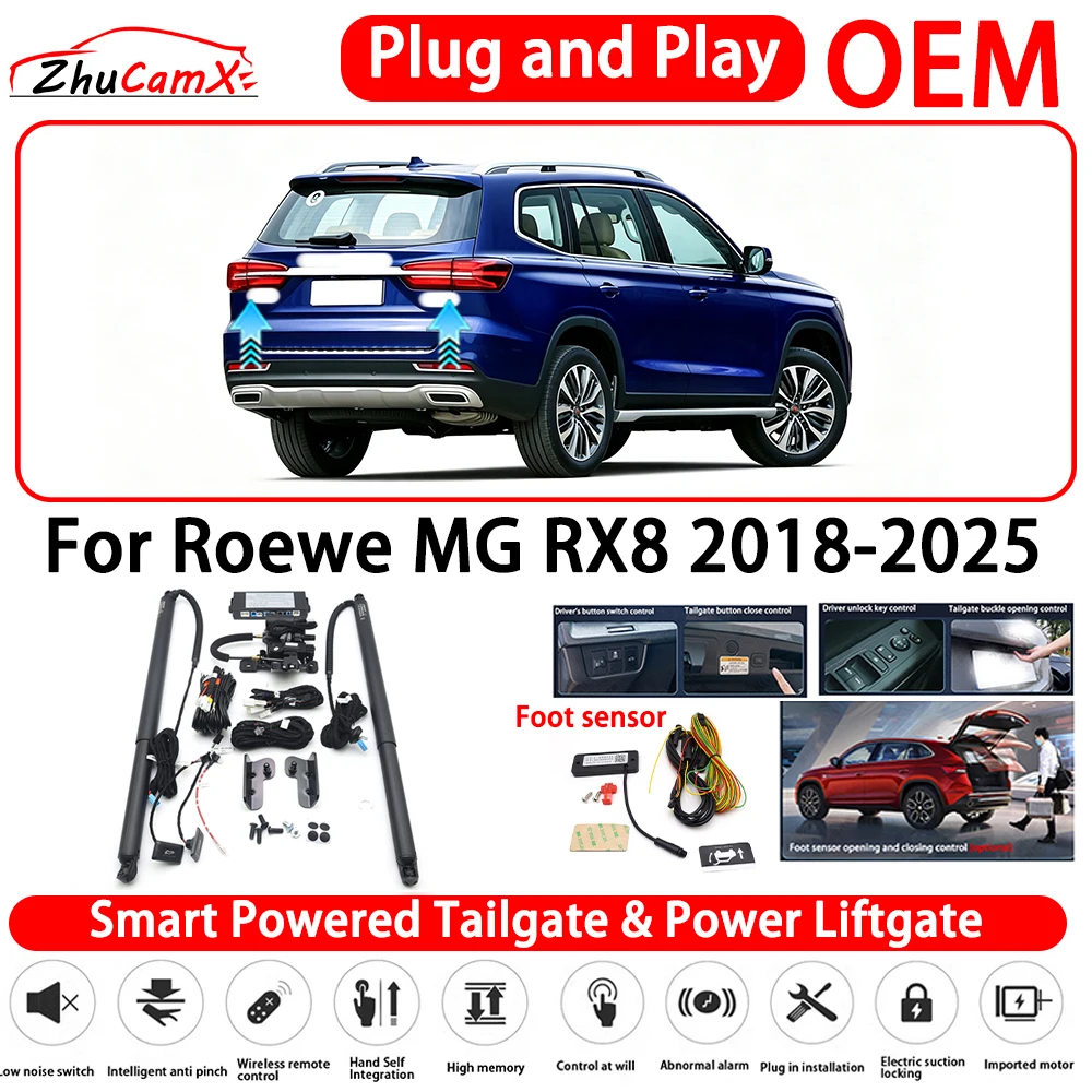 for Roewe MG RX8 2018-2025 OEM Smart Powered Tailgate Power Liftgate Automatic Rear Trunk Tailgate Actuator System Plug and Pl