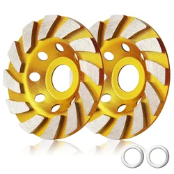 SI FANG 100mm Beton Turbo Diamant Slijpen Cup Wiel 12 Segs Zware Haakse Slijper Wielen Voor Haakse slijper