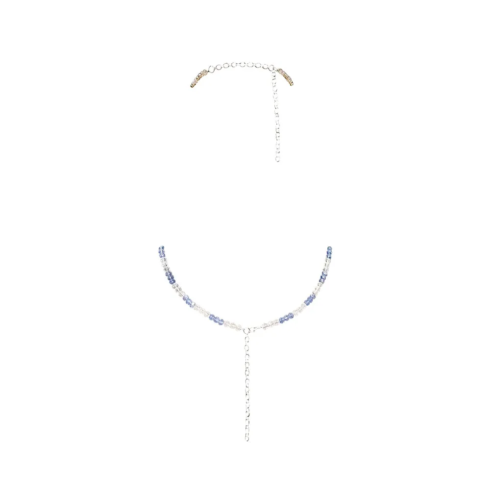YOUR BUMP CURVE Handmade crystal bra three-dimensional butterfly perspective hollow backless beach birthday party body