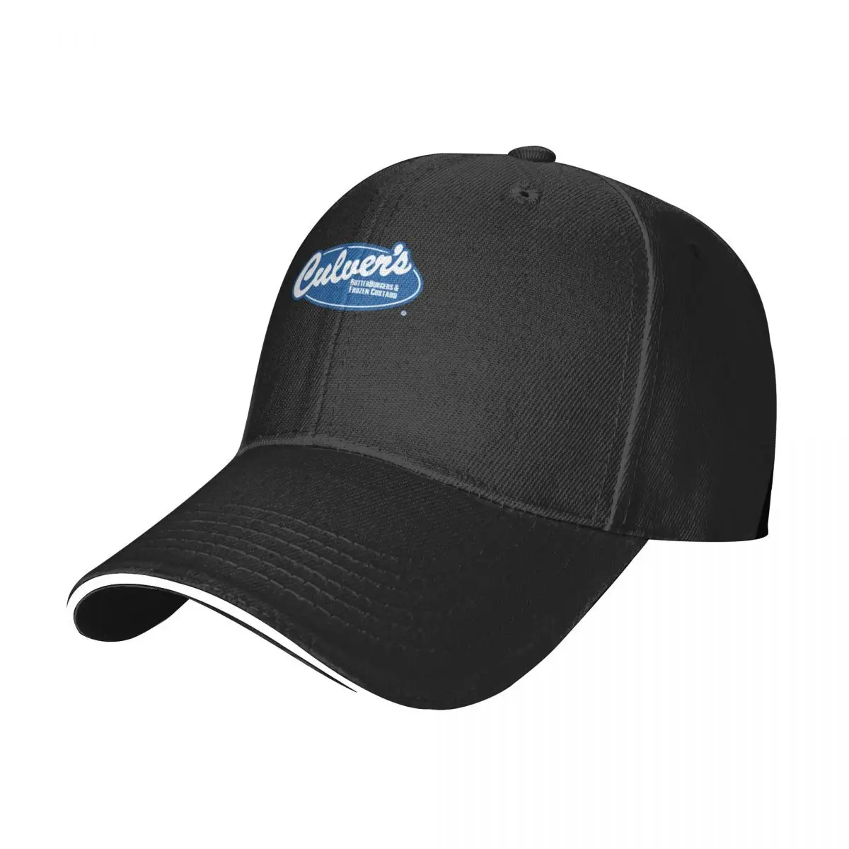 The original beverage culver's logo fries logo Baseball Cap derby hat New In The Hat summer hat Men's Baseball Women's