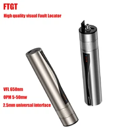 FTGT NewB5 Rechargeable Laser Source 5/10/20/30MW VFL Fiber Optic Cable Tester Pen Type Red Lithium Battery Visual Fault Locator