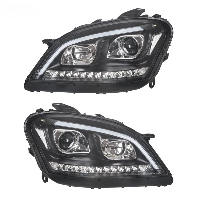 

For Mercedes-Benz M-CLASS W164 LED Headlights Car Styling Front Lamp Dynamic Turn Signal 2005-2011 Year Auto Accessories