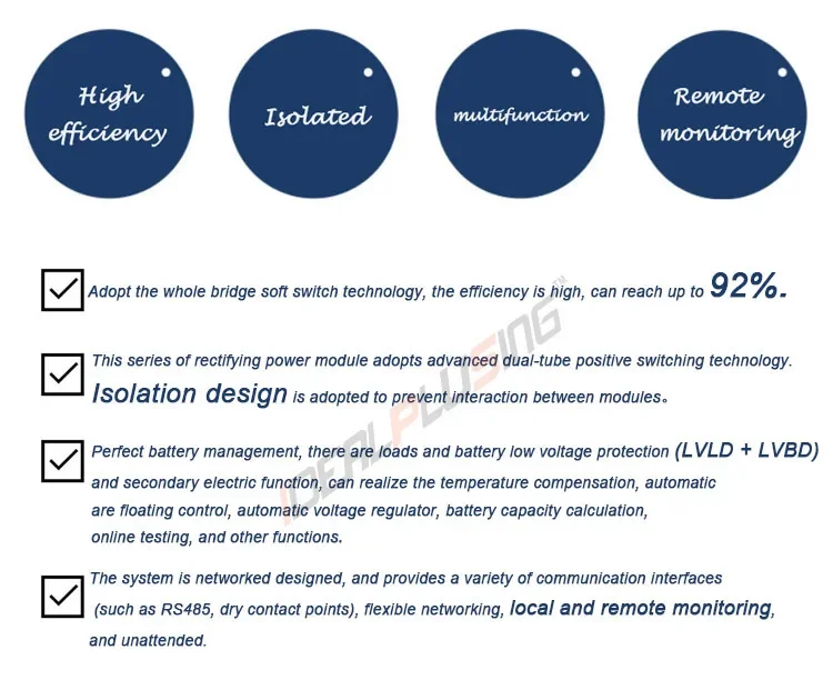Beliebtes, heißes Verkaufs-Telekomsystem 220 V bis 48 V, 200 A, 6U Gleichstrom-Netzteil