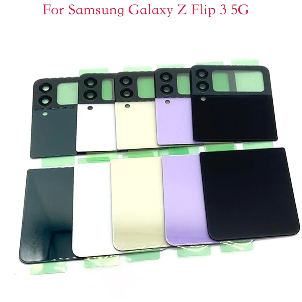 Back Cover Glass Replacement For Samsung Galaxy Z Flip3 F7110 F711U F711B F711N Battery Cover Rear Door Housing Case Back cover