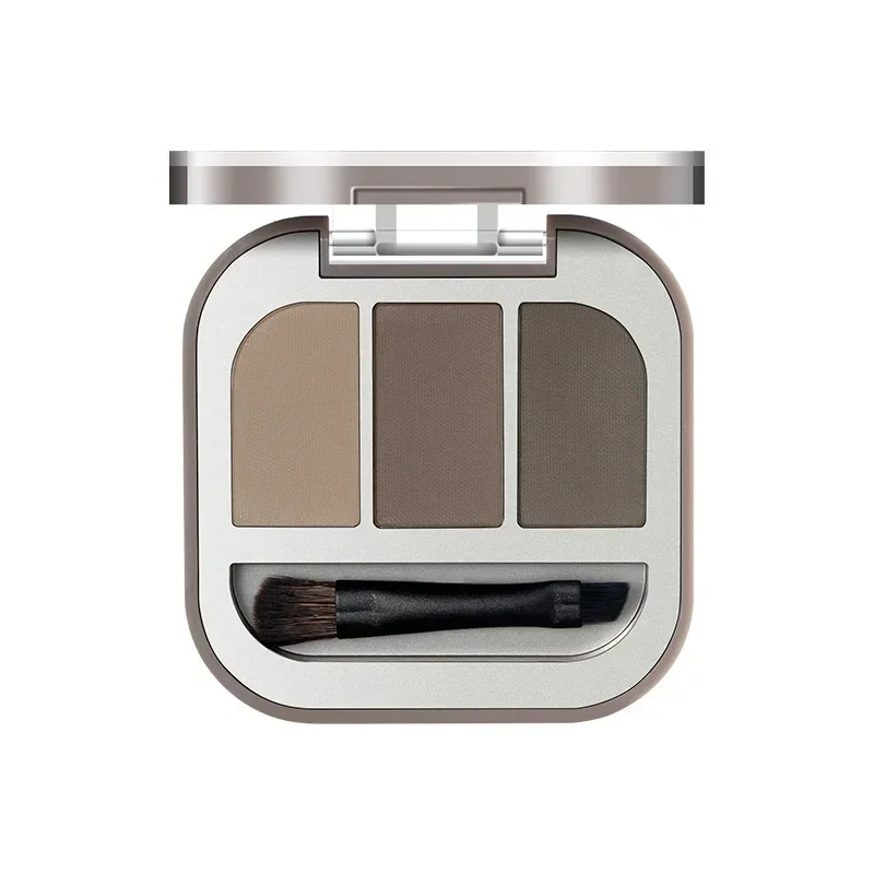 JUDYDOLL Tavolozza di polvere per sopracciglia a 3 colori Crema per sopracciglia naturale duratura Bellezza rara Impermeabile Trucco grazioso Cosmetici originali