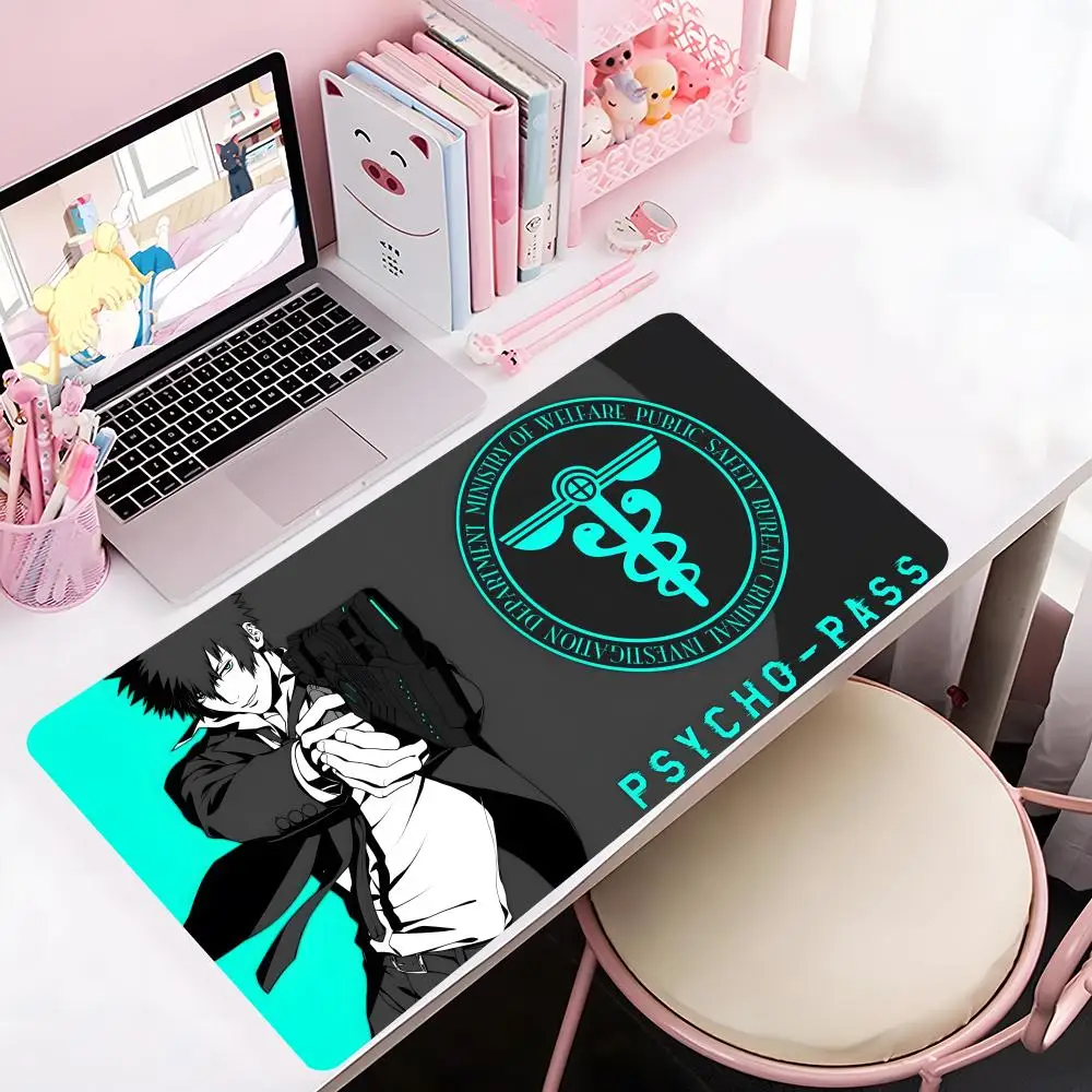 

Коврик для мыши ANIME P-Psycho-Pass, большой игровой коврик с защитой от скольжения, утолщенный, для компьютерной клавиатуры, стола, рабочего места