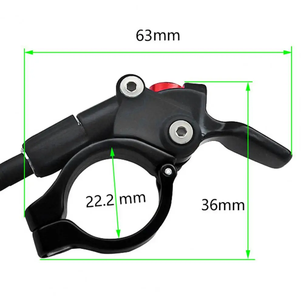 Bike Suspension Fork Remote Lockout Lever Wire Control Handlebar Key Switch Bicycle Lock Shock Absorber Stem With Cable