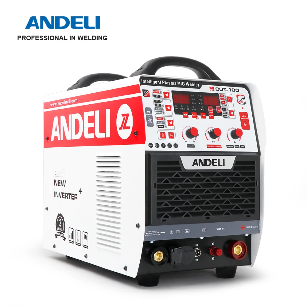 ANDELI MCUT-100 Multifunctional Plasma Cutting Machine CUT/MIG/MMA 3 in 1 Industrial HF Cutting Machine 380V