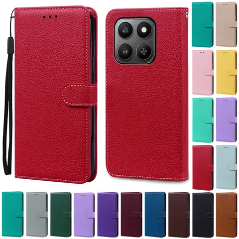 For Honor 400 Smart 5G Case Wallet Leather Flip Cover For Honor 400 Smart Case Honor 400Smart Cell Phone Cover Coque Fundas Etui