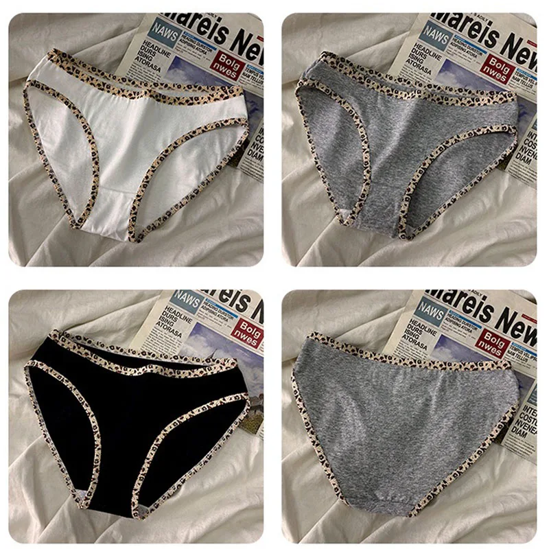 3 Pcs/Lot Breathable Cotton Adolescent Girls Panties Comfortable Solid Design Briefs Youthful Underwear for Puberty Girls