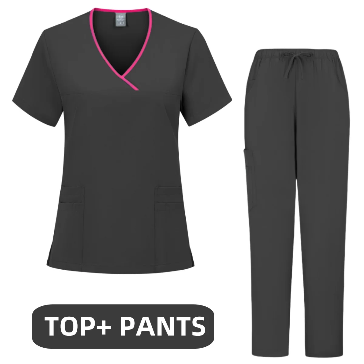 Uniforme de Hospital de tela suave lavable antiarrugas para mujer, ropa médica para correr, uniforme médico