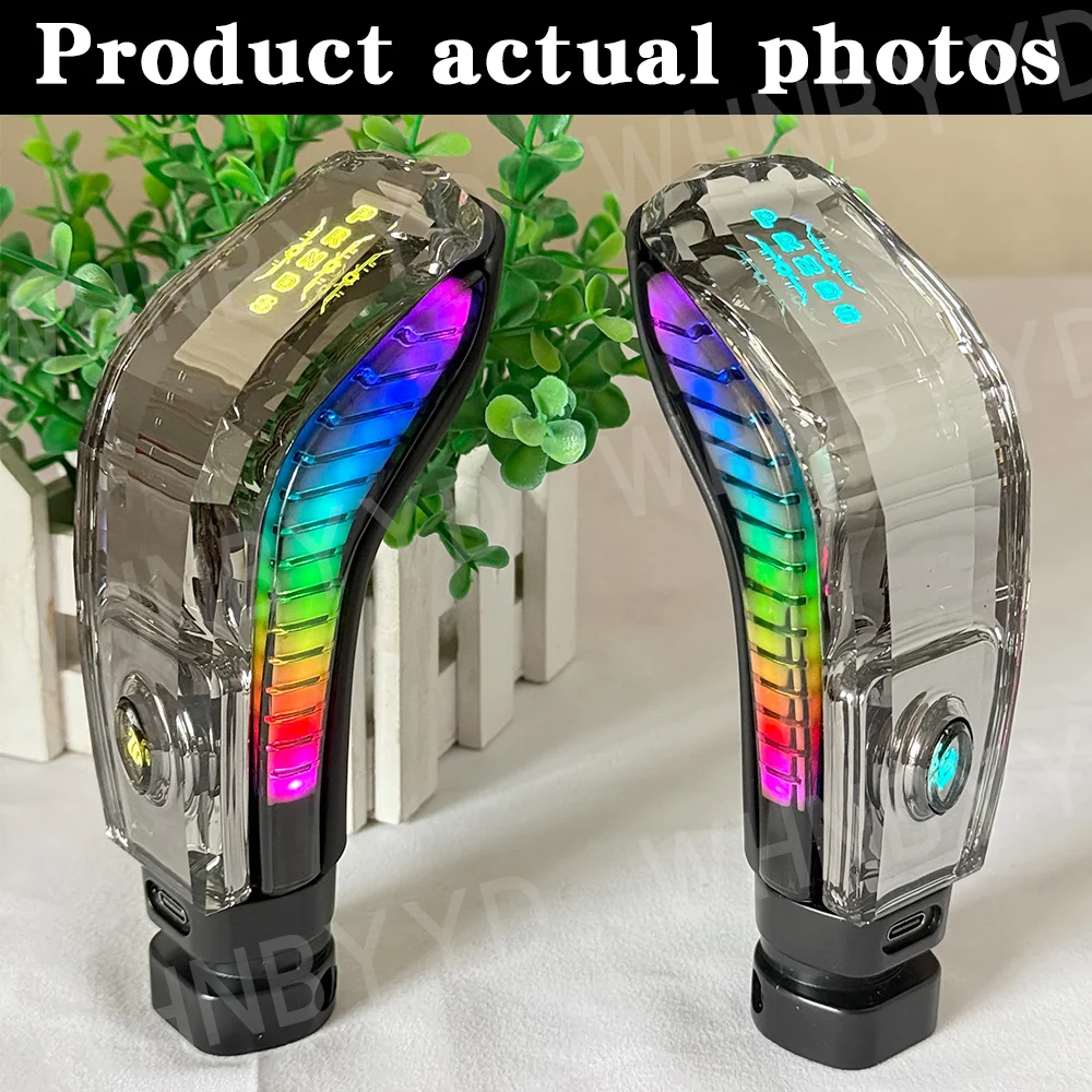 

Car Crystal Gear Shift Knob With 7 Colors LED Light For Ford Mustang GT 2015-2022 Auto Interior Modification Gear Shifter Knob