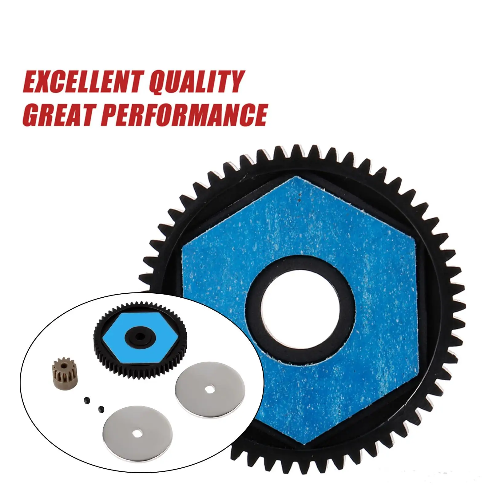 AX31027 56T Spur Gear 13T Motor Gear Replacement for Axial SCX10II 1/10 RC Hobby Crawler Vehicle Upgrade Parts