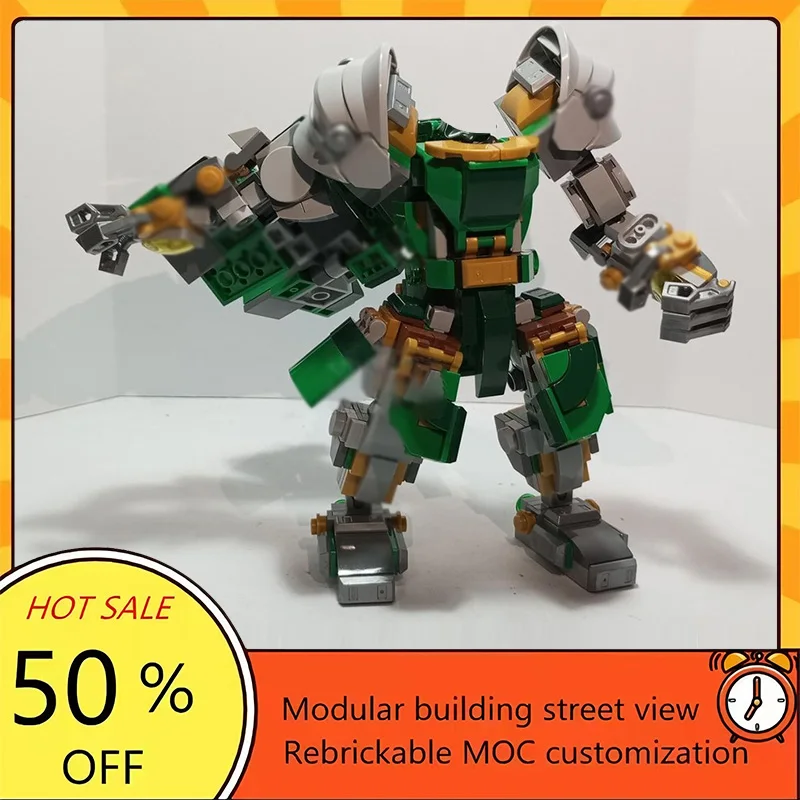 

Набор из 449 деталей: Популярная модель меха из фильма «Звездные войны», конструктор MOC, модульная технология, подарки, праздничный набор для сборки, детский игровой набор