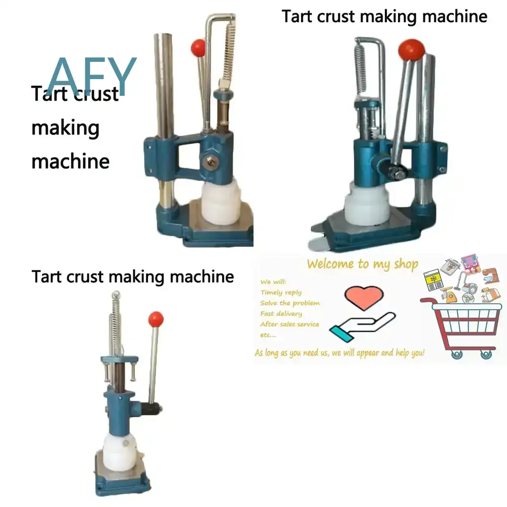 Egg Tart Pressing Machine for Home Appliances Manual Egg Tart Mold Forming Extrusion Baking Tool for Egg Tart Maker