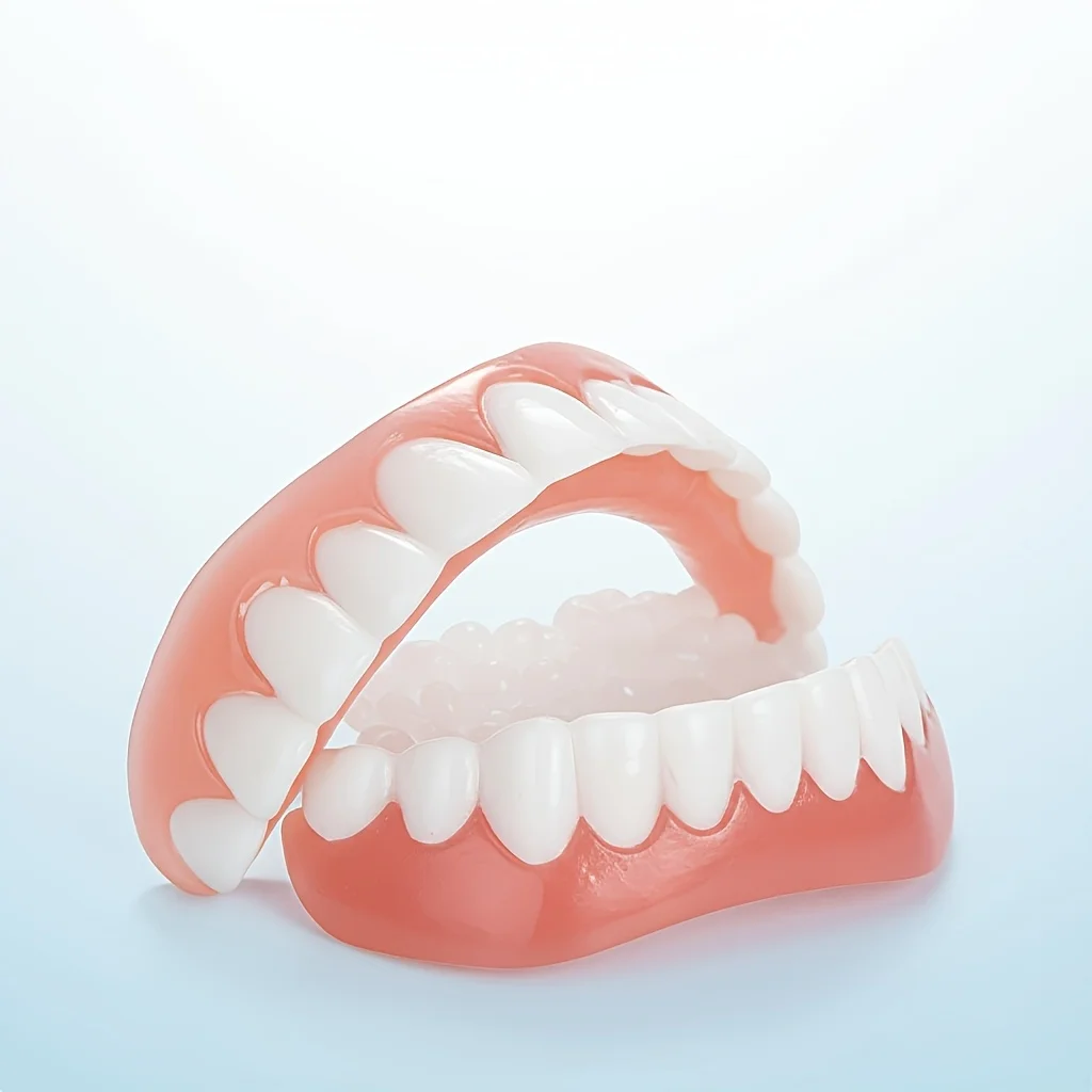 Dientes fáciles de instalar. Adecuado para personas mayores. Dientes superiores e inferiores. Ajuste flexible para todas las formas de dientes. Incluye herramienta de extracción y aumenta la confianza y la sonrisa. Ajuste cómodo. Alta calidad. Juego de Cubiertas Temporales para Dientes Cosméticos