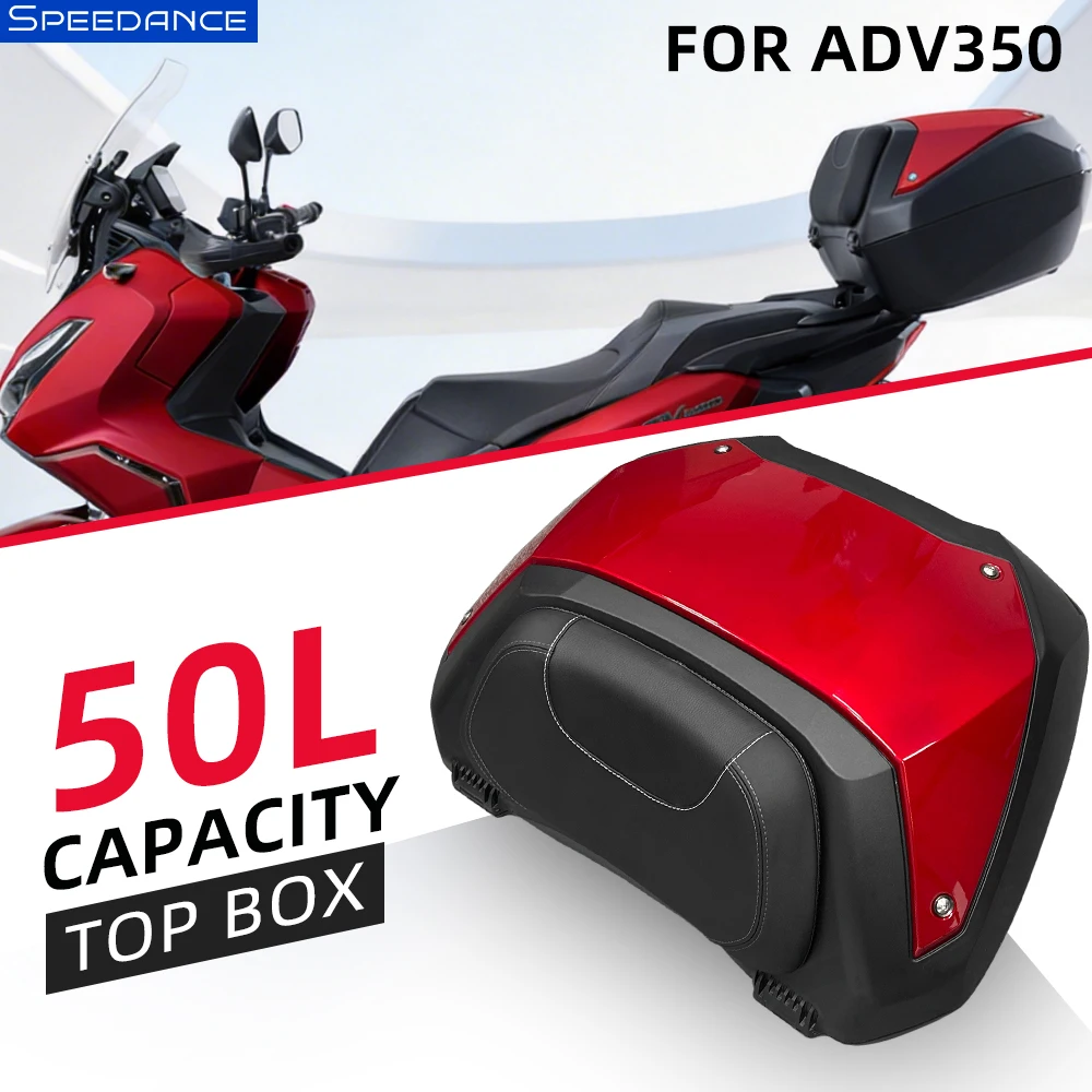 

for Honda ADV350 50L Rear Top Case Easy Install Quick Detachable System Stable Storage Box Perfect For Motorcycle Travel