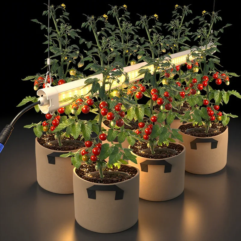 

светодиодная двухсторонняя светоизлучающая лампа для растений, 60 Вт, дополнительное освещение для овощей и зеленых растений, лампа для роста рассады