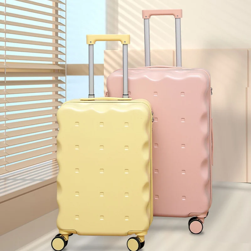 20-дюймовый чемодан на колесиках унисекс с разнонаправленными колесами, 26-дюймовый дорожный чемодан с кодовым замком, прочный чемодан для салона