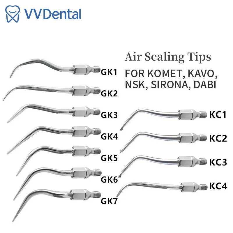 VVDental Scaler Tips Air Scaler Tip for KAVO NSK Air Scaler Machine Handpiece For Teeth Whitening Scaling Machine Handpiece