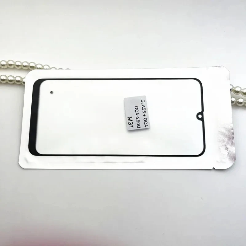 For Samsung Galaxy M01 M11 M21 M31 M51 M01S M21S M31S M01CORE GLASS + OCA LCD Front Outer Lens Touch Screen Replacement