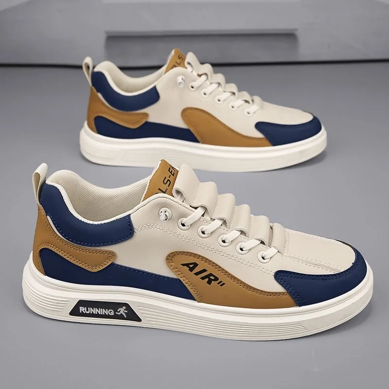 New Men's Casual Shoes Genuine Leather Surface Comfortable Spring Autumn Trend Sneakers Versatile Korean Version Tenis Masculino