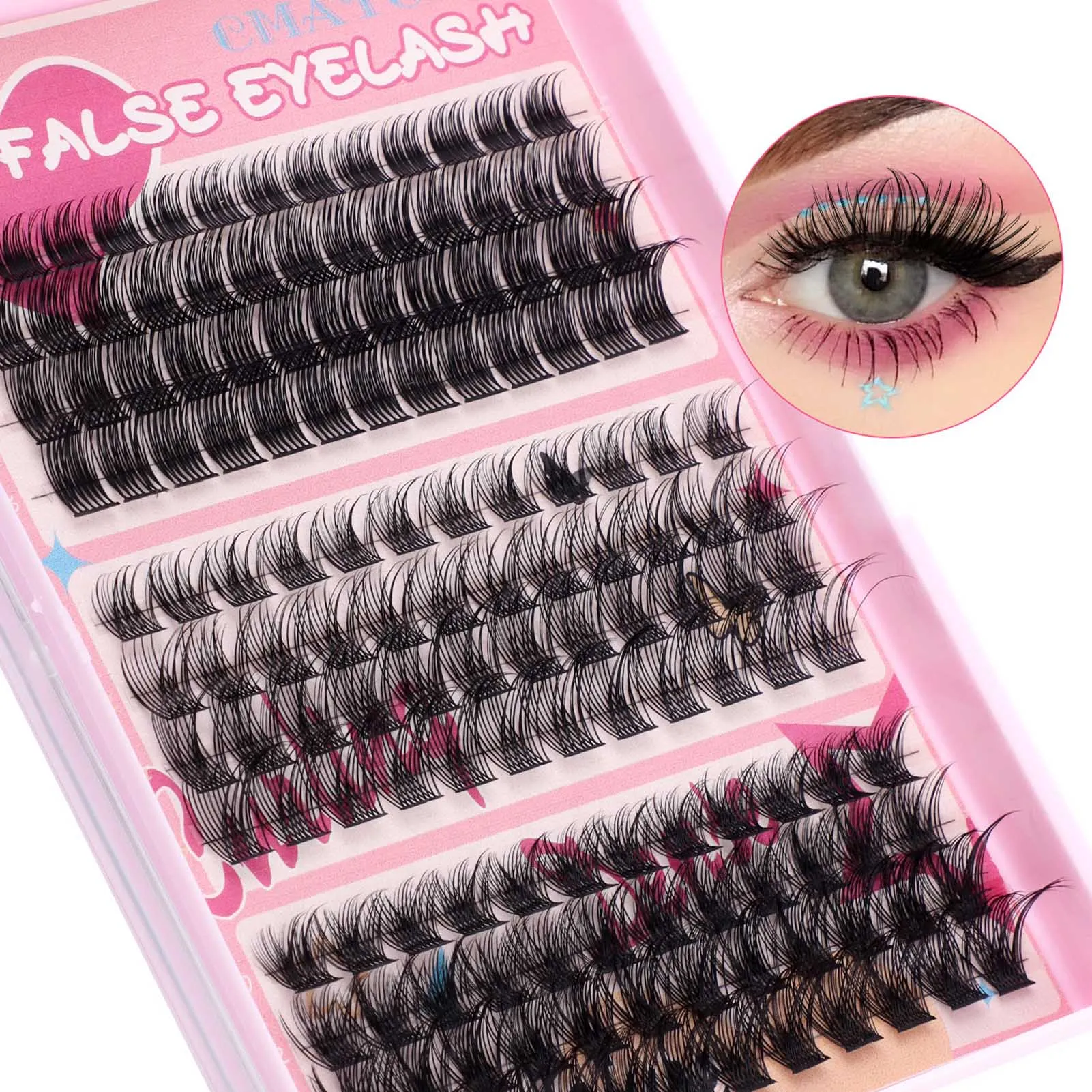 148 Uds DIY juego de extensiones de pestañas kit de herramientas de unión y sellado pestañas individuales 10-16mm natural largo maquillaje de pestañas postizas realistas