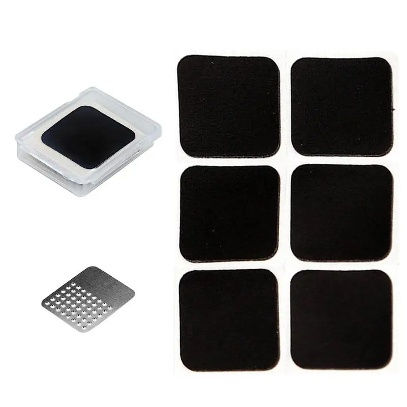 Radial Tire Repair Patches 6 Pcs Square Bike Tire Patches Strong Adhesive Patches For Bicycle Inner Tube Repair Mountain Bike