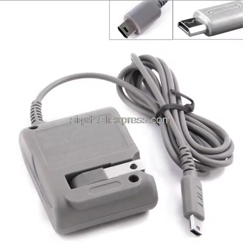 100Pcs For Nintendo AC Adapter EU/US Plug Charger 100V-240V Power Adapter for 3ds charger XL 2DS DS DSI US Plug Power Apdapter