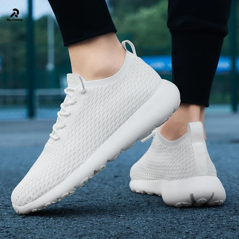 Spring Men Footwea walking Sneaker men's women's sports casual shoes soft-soled lightweight mesh Tenis low-top belt shoes