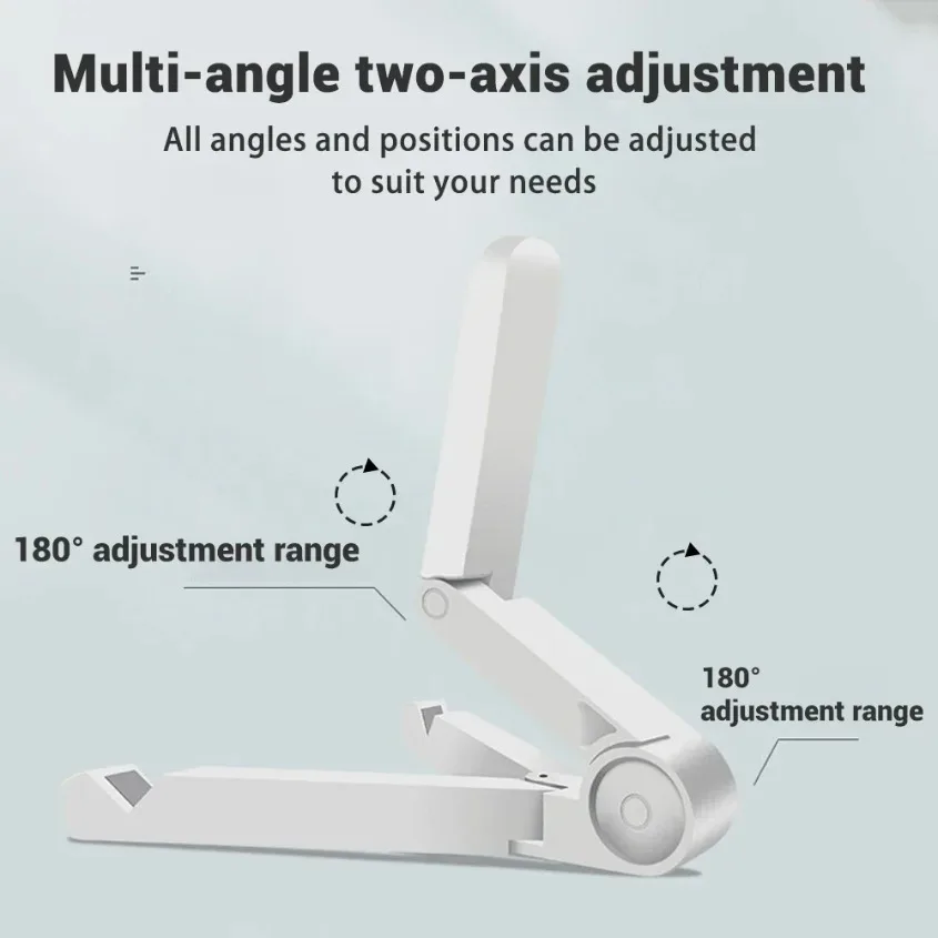 Portable Tablet Phone Folding Triangular Phone Stand Easy To Carry Mobile Phone Fixed Tablet Stand For Samsung Xiaomi iPad Stand image 2