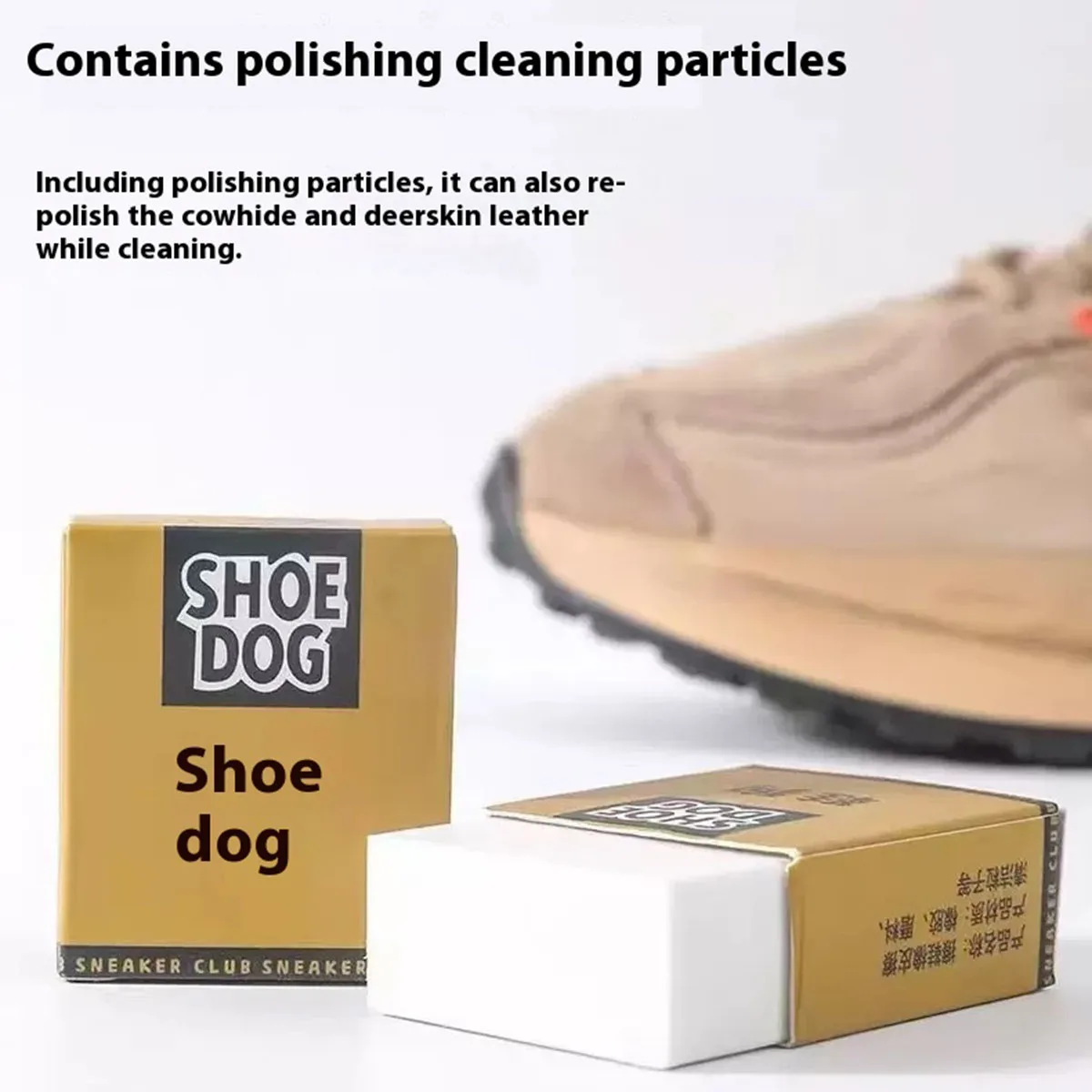 Shoe Cleaning Eraser - Revitalize Your Sneakers with This Waterless Shoe Brush for Stain Removal and Conditioning