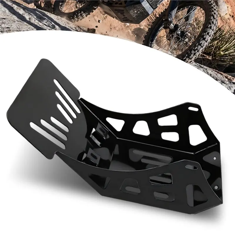 ABOK-Motorcycle Engine Guard Chassis Protector Cover Belly Pan Protective Skid Plate For Surron Sur-Ron Ultra Bee Motocross
