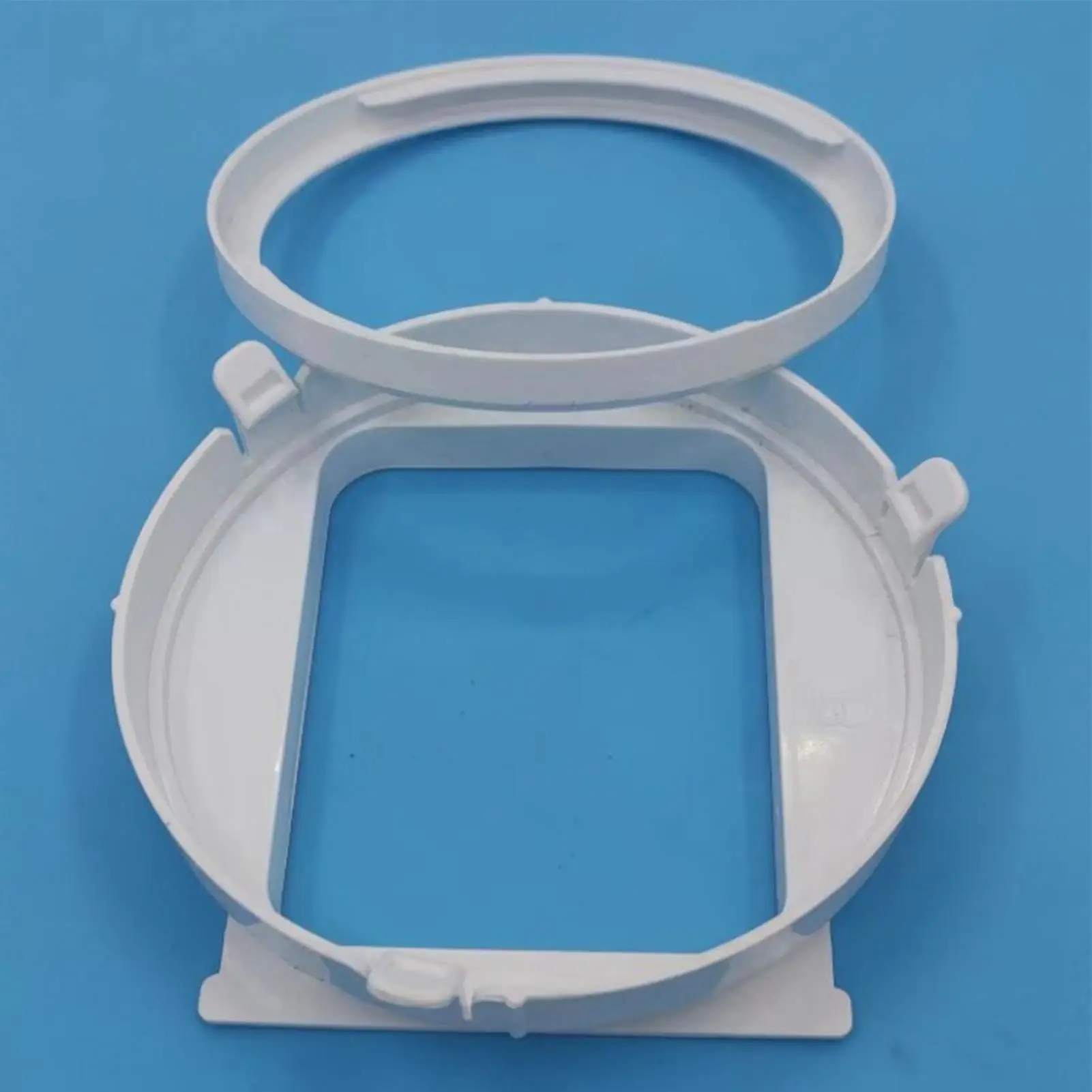 AC Square Exhaust Hose Coupler Secure Fit Tight Sealing Connector Portable AC Square Coupler for Apartment Dwellers Dorm Room