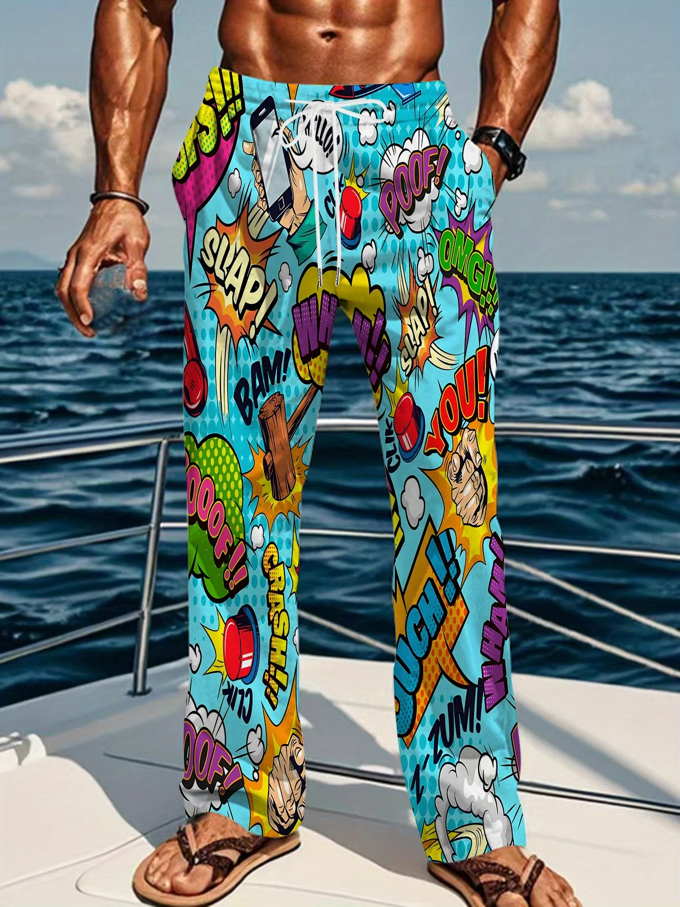 

Hot Selling Fashion Fun Hip-hop Wow Texture Pattern 3D Printed T-shirt for Summer Outdoor Street Leisure Y2K Style Large Pants